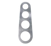 outdoorm 1 Pc Outil de Mesure de Spaghetti en Acier Inoxydable Outil de Mesure de 4 Portions Règle de Pâtes de Cuisson