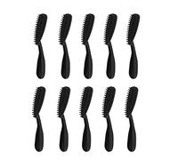 outdoorm 10 pièces brosse de couleur de cheveux décolorant les cheveux peigne applicateur portable pour salon de beauté à domicile