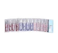 outdoorm 12 pièces cisailles à fil à ressort, Mini taille, Portable, Durable, opération facile, coupe-fil pour bricolage, coupe de couture