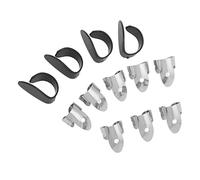 outdoorm 12 pièces médiator de Doigt de Guitare Basse Protecteur de Pouce Kit d'accessoires d'instrument pour Jouer