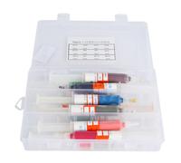 outdoorm 12 pièces pâte à polir résine huileuse cire diamant sable abrasif avec boîte de rangement