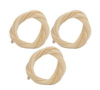 outdoorm 3 pièces crins de Cheval pour Violon Accessoires musicaux de Remplacement Blanc Naturel pour Alto/Violoncelle