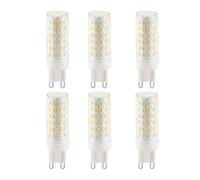 outdoorm 6 pièces 77LED G9 ampoule 9W petite ampoule de plafonnier 3 couleurs de lumière ampoule murale pour la maison
