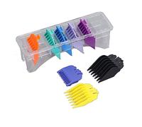 outdoorm 8pcs Guide Combs Professional Multi Colors Electric Hair Trimmer Guide Combs for Salon Barber