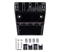 outdoorm Bridge de Guitare à 4 chaînes Alliage en Acier Inoxydable Fixe Fixe répartition Accessoire Partie Noire