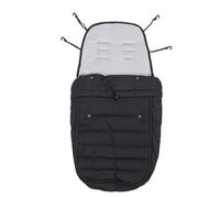 outdoorm Chancelière pour Poussette de bébé Coupe-Vent pour Tout-Petits, Couvre-Pieds épais avec Verrouillage de Serrage pour Temps Froid (Noire)