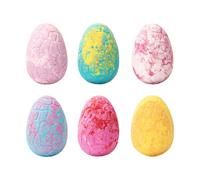 outdoorm Coffret cadeau de bombes de bain 6 pièces avec jouets de dinosaures à l'intérieur du kit de boules pétillantes pour bain spa en toute sécurité (Rose)