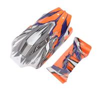 Outdoorm Coque de carrosserie de voiture RC avec aileron de spoiler en plastique RC Coque de rechange pour 124010 pièces de rechange