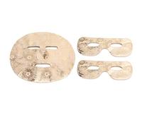 outdoorm Disposable Face Eye Mask Paper Sheets Pre Cut Moisture Retention Flower Gold Fabric Skin Care DIY Mask