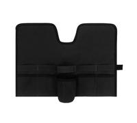 outdoorm Ensemble de Cocktail en Toile Sac de Transport Portable Pliable Sangle en Rouleau Sac de Barman de Mixologie Professionnel pour Le Camping en Plein air (Noire)