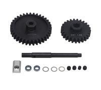 outdoorm Ensemble d'engrenages de Voiture RC 1,5 M 25T Plus 35T Ensemble de Pignon d'engrenage droit RC en Acier trempé pour XRT 1/5
