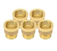 outdoorm G3 / 4 Coupleur de tuyaux en Laiton Connecteurs d'arrosage de Jardin 5pcs Accessoires d'irrigation