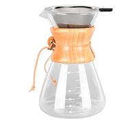 outdoorm Goutteur de cafetière chauffant avec entonnoir, grande capacité, verser sur la cafetière Pour la maison (1000ml)
