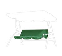 outdoorm Jardin Cour Extérieure Résistant à l'eau Polyester Taffetas Trois Places Balançoire Chaise Hamac Siège Housse de Coussin Housse de Coussin 150 * 50 * 10 CM (Verte)