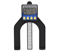 outdoorm Jauge de profondeur numérique à affichage haute définition avec aimant puissant pour la construction