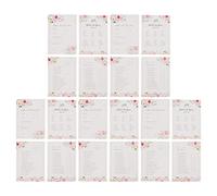 outdoorm Jeux de Douche Nuptiale 20PCS Police Moderne Jeux de Douche de Mariage élégant Floral Portable He Said She Said