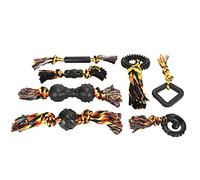 outdoorm Jouet à mâcher pour Animaux de Compagnie - Nettoyage des Dents - Corde Interactive - Coffret Cadeau pour Chiens de Grande, Moyenne et Petite Taille