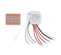 outdoorm Module de commutateur de rideau intelligent Module d'ouverture de rideau Wifi 2 voies APP Synchronisation de télécommande pour appareil intelligent 90-250 V