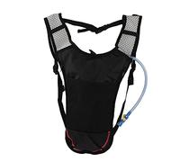 outdoorm Pack d'hydratation Sacque d'eau multifonctionnel à respiration légère avec paille du sac d'eau 2L pour le vélo de randonnée en cours d'exécution (Sac contenant de l'eau rouge)