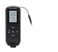 outdoorm Paint Thickness Gauge Coating Depth Meter Tester Digital Display 3 Units for Machine (Noire)