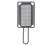 Outdoorm panier à friteuse en acier inoxydable de qualité alimentaire porte-frites passoire à friture avec poignée pour Restaurant maison courte (Rectangle)