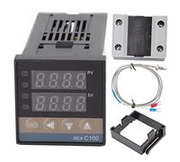 outdoorm PID Thermostat Temperature Controller Set 0-400℃ Chicken House Temperature Controller with Thermocouple Relay (mon frère)