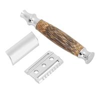 outdoorm Professionnel Hommes Bambou Poignée Manuel Portable Barbe Corps Tondeuse À Cheveux