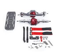 Outdoorm RC pièces en alliage d'aluminium RC jouet accessoires avec arbre d'entraînement batterie conseil pour SCX10 90046 pour SCX10 90047 1/10 RC voiture