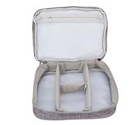 outdoorm Sac Cosmétique Voyage Portable Gris Étanche Ligne de Données Mobile Power Écouteur Mallette De Rangement