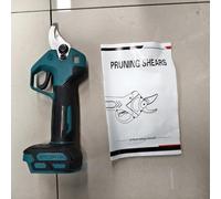 outdoorm Sécateur électrique sans balais, diamètre de coupe de 30 mm, lame forgée en acier au carbone SK5, écrans LCD, temps de coupe de la batterie, interrupteur de sécurité