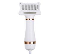 outdoorm Sèche-Cheveux 2 en 1 pour Chien avec Brosse Slicker 300W Température réglable Sèche-Cheveux de toilettage pour Animaux de Compagnie pour Chiens et Chats de Petite Taille (Prise américaine)