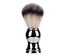 outdoorm Shaving Brush Strong Cleaning Force Soft Premium Bristles Soft Hand Crafted Shaving Brush with Silver Handle for Home Salons