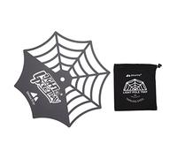 outdoorm Support de Poteau de Lampe en Acier Inoxydable Support d'étagère Support de Poteau de Lampe pour Voyager BBQ Camping (Semi-creux)