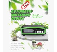 outdoorm Système d'arrosage automatique à double pompe pour 20 plantes en pot, kit d'irrigation avec minuterie d'eau programmable de 30 jours, écran LCD, tube de 49,2 pieds, (Noire)