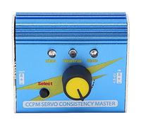 outdoorm Testeur de servo ESC CCPM, maître de cohérence du servo avec indicateur Lumineux à 3 Vitesses pour Avion RC