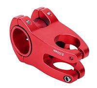 outdoorm Tige de Barre en Alliage d'aluminium VTT Cyclisme Tige de Guidon Courte 31,8/35x50mm (Rouge)