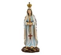 outdoorMary Statue - White Resin Virgin Mother Figure, Blessed Chapel Decoration | Garden Home Altar Statuee, Light Weight Praying Marry Sculpture, outdoorReligious Decor, Virggin Garden Staatue