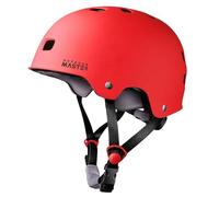 OutdoorMaster Casque de vélo et de skateboard - Deux doublures amovibles ventilées multi-sports pour scooter, patin à roulettes en ligne pour enfants, jeunes et adultes