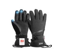 OutdoorMaster Gants de ski pour homme et femme - Thinsulate 3M - Imperméables - Gants de snowboard chauds et coupe-vent - Avec double poche