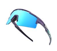 OutdoorMaster Hawk II Lunettes de sport polarisées - Violet/bleu