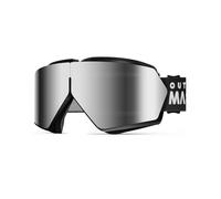 OutdoorMaster Lunettes de ski Seagull, lunettes de snowboard pliables pour les hommes, les femmes et les jeunes, antibuée, protection UV à 100%, port polyvalent