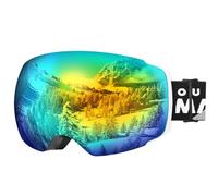 OutdoorMaster Masque de Ski Pro - Lunettes de Ski Frameless, Lentille Interchangeable 100% Protection UV400 Masques de Snowboard pour Hommes & Femme,Garçons et Filles