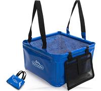 Outdoro Grand bol pliable - 16 litres - Avec sac supplémentaire - Tissu de bâche durable - Bassine pliable pour le camping et l'extérieur