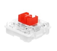 Outemu Lot de 10 commutateurs mécaniques rouges à profil ultra-bas - Linéaires, actionnement de 1,2 mm, course de 3,0 mm, force 50 ± 10 gf, tige de style MX, lisse et silencieux, remplaçables à chaud