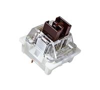 Outemu Lot de 109 commutateurs tactiles/RVB/anti-poussière à 3 broches pour clavier de jeu mécanique - Compatible avec les commutateurs Cherry MX Marron