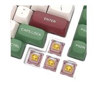 Outemu Silent Peach V3 Switch Lubed Silent Lemon V3 Switches Mechanical Keyboard Linear Tactile 5Pin Hot swap PA66 Pre Lubed POM NWPNLXEA(Silent Lemon V3,30PCS)
