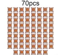 Outemu V2 V3 Lot de 70 commutateurs de clavier mécanique silencieux, linéaire prélubrifié, 5 broches, compatible avec les capuchons de touches Stem pour une utilisation silencieuse et stable (A)