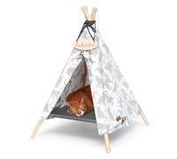 Outentin Niche pour chien pour petits chiens et animaux domestiques - Lit élégant pour chat - Niche d'intérieur tendance - Tente pour chat et chat - Nombreux motifs - Tipi pour chiens et chats - 53 x