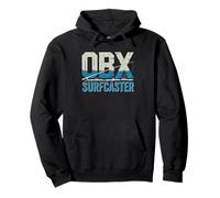 Outer Banks Bar Raye Surfcaster OBX Peche Au Surfcasting Sweat à Capuche