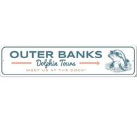 Outer Banks Dolphin Tours Meet Us At The Dock Sign